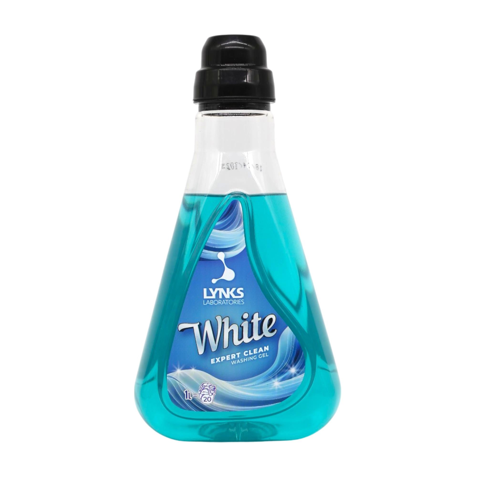 Гель для прання для білих та світлих речей Lynks Laboratories White 20 прань 1 л (НФ-00009031)