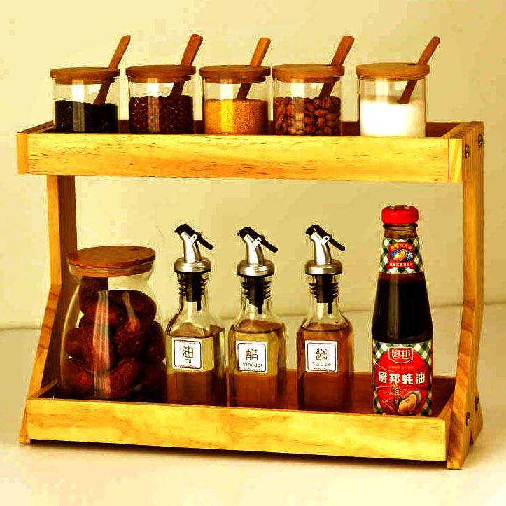 Полка настольная из дерева Ерментау Карри (ПСТ/004303)