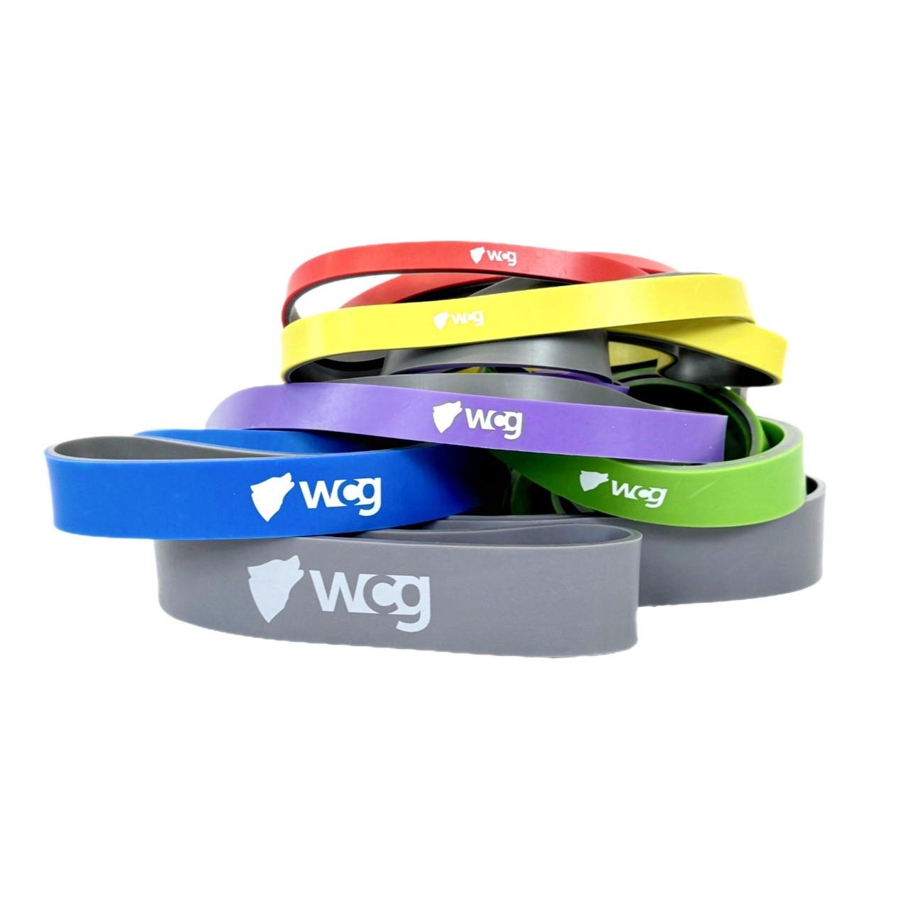 Набір гумок-еспандерів WCG Two Colors 13-45 мм опір 6-60 кг коло 208 см 6 шт. (W-4085) - фото 2