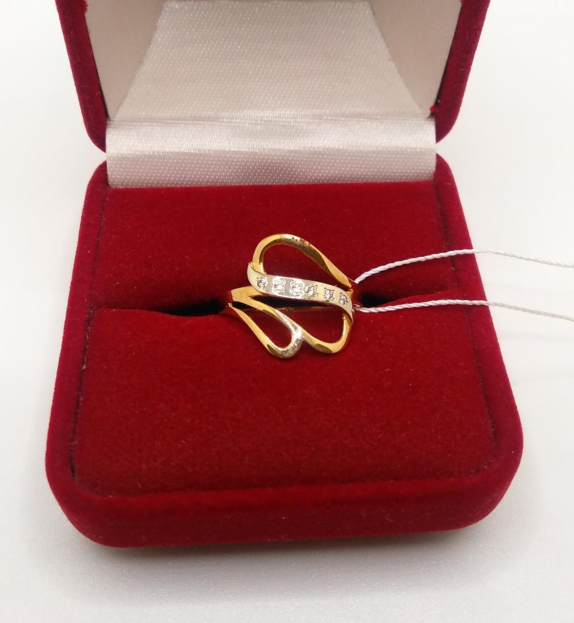 Каблучка золото 585° 1,53 г р. 17 (10047) - фото 3 Каблучка золото 585° 1,53 г р. 17 (10047) - фото 3