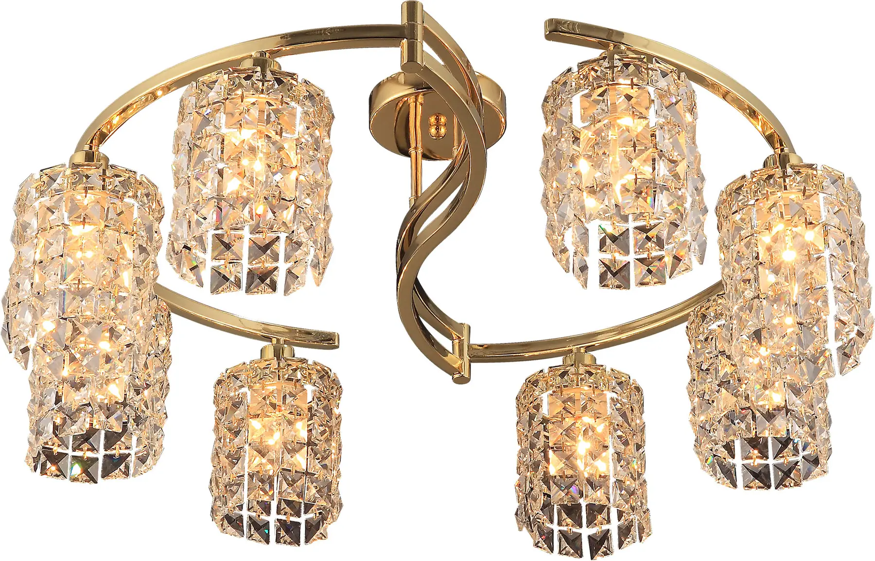 Люстра Altalusse INL-1130C-08 E14 8x40 Вт Gold (11516628)