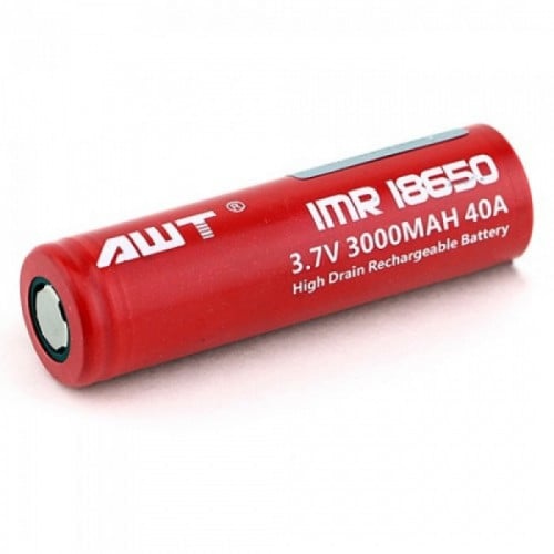 Аккумулятор литий ионный 18650 AWT Battery Красный (1003970-Red-1)