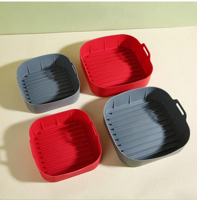 Форма силіконова для аерогрилю мультипечі та фритюрниці на чашу 19 см Сірий (24709444) - фото 2 Форма силіконова для аерогрилю мультипечі та фритюрниці на чашу 19 см Сірий (24709444) - фото 2