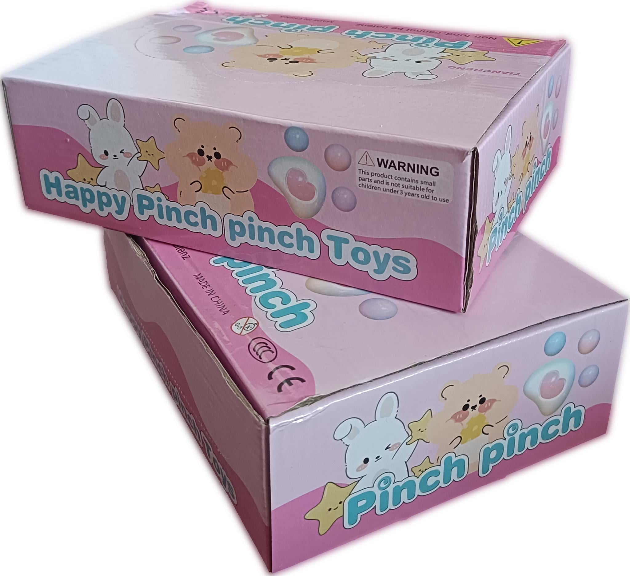 Игрушка антистресс кошачья таба лапка Pinch Family силиконовая 2 комплекта 7 см 7,5 см 32 шт.