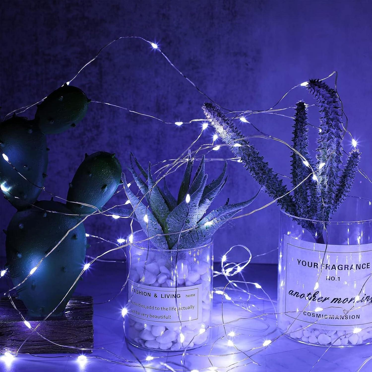 Гірлянда-нитка світлодіодна Краплі роси 5 м 50 LED-ламп USB Білий (3000003893) - фото 3 Гірлянда-нитка світлодіодна Краплі роси 5 м 50 LED-ламп USB Білий (3000003893) - фото 3