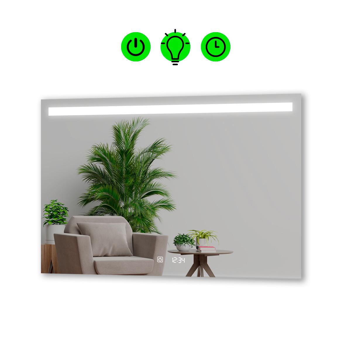 Зеркало Benita LED с облегченным корпусом 1200x800 мм (13499470)