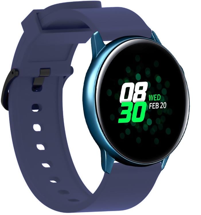Ремінець силіконовий Like для Galaxy Watch Active 2/1 Dark Blue (13354-5D)