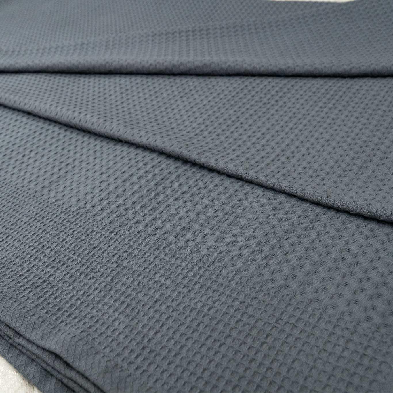 Простирадло-покривало вафельне GM Textile 150х200 см Сірий (p220-150x200-grey) - фото 5