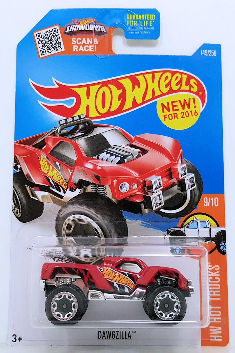 Игрушечная машинка Hot Wheels Dawgzilla 2016 Hot Trucks №149 (DHP18)