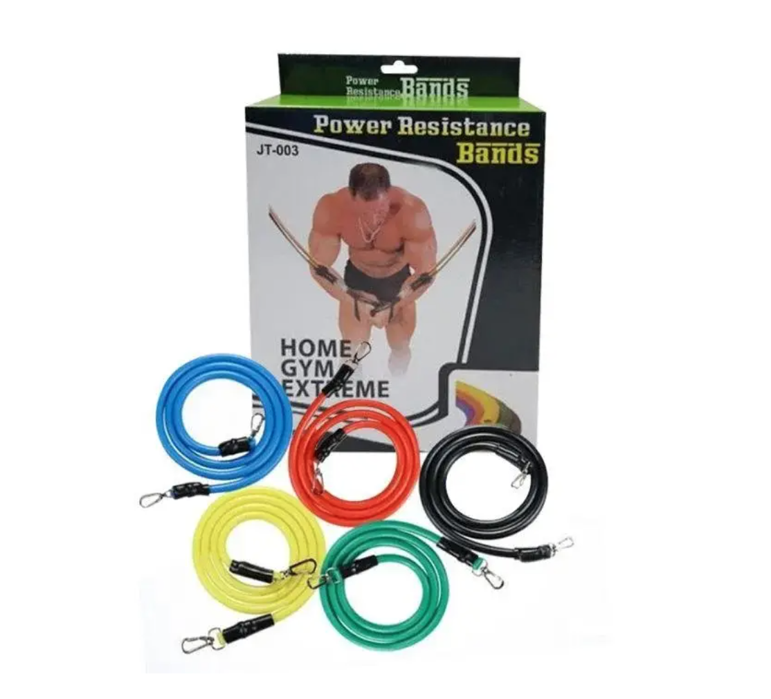 Набор резинок-эспандеров для фитнеса Power Resistance Bands JT-003 - фото 3 Набор резинок-эспандеров для фитнеса Power Resistance Bands JT-003 - фото 3