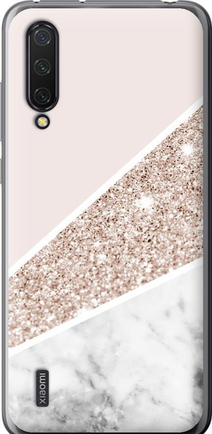 Чехол на Xiaomi Mi 9 Lite Пастельный мрамор (4342t-1834-42517)