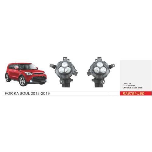 Фары дополнительной модели KIA Soul/2017-19/KA-0781LED (KA-0781LED) - фото 2