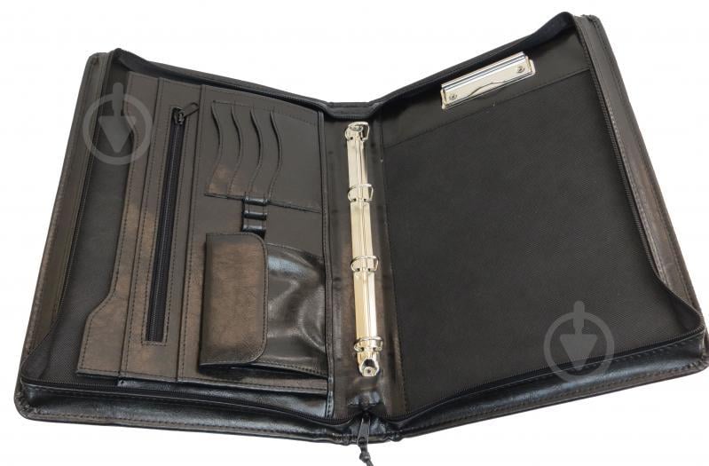 Папка-портфель из искусственной кожи JPB Черный (AK-04N)