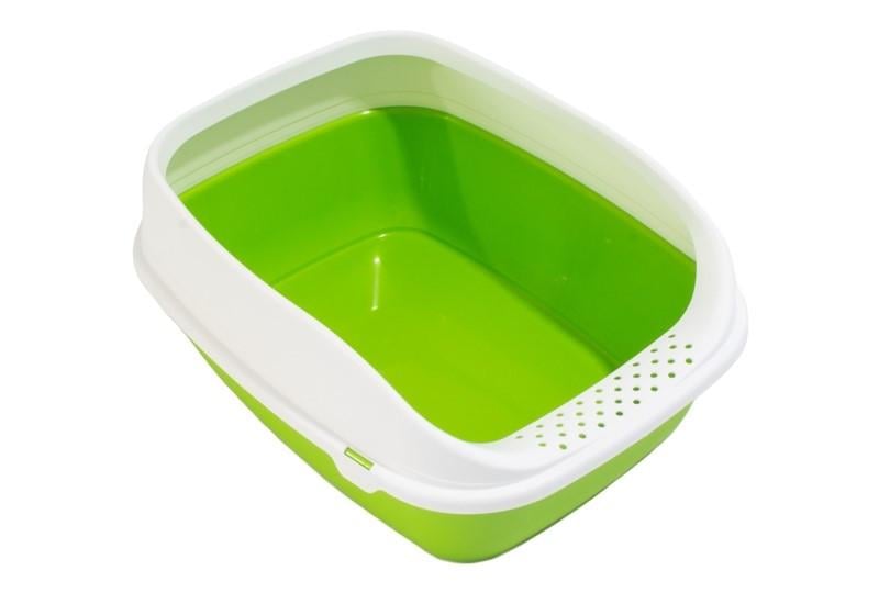 Туалет для котів MPS Beta Plus Mini з рамкою 43х31х16 см Green (1130202711)