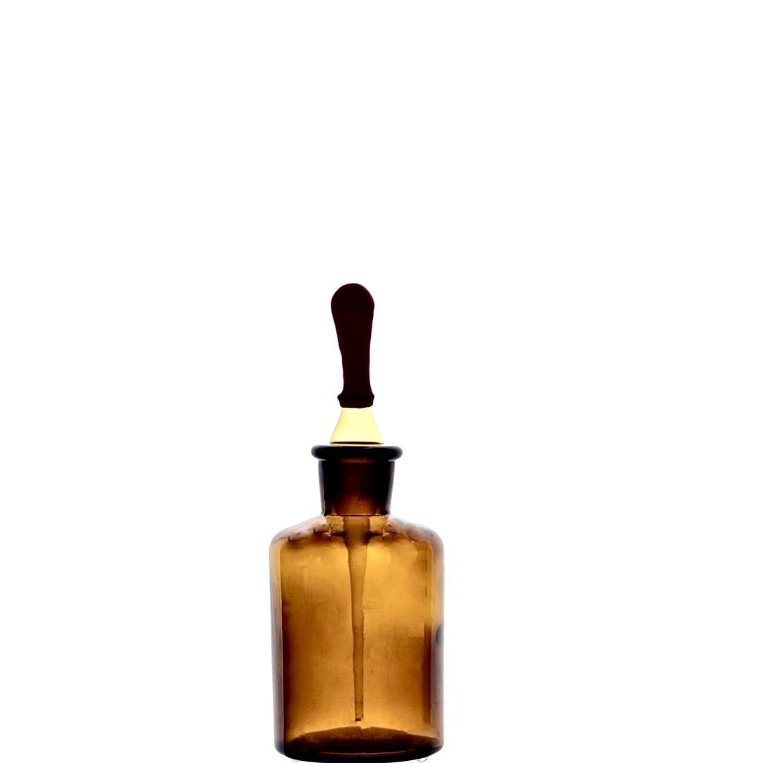 Флакон капельный с пипеткой 125 мл темное стекло (1856495688)