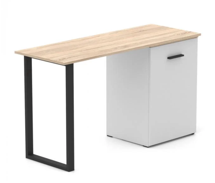 Стол-трансформер Knap Knap Hobana-Jumbo 135х50х77 см Белый/Дуб сонома - фото 4 Стол-трансформер Knap Knap Hobana-Jumbo 135х50х77 см Белый/Дуб сонома - фото 4