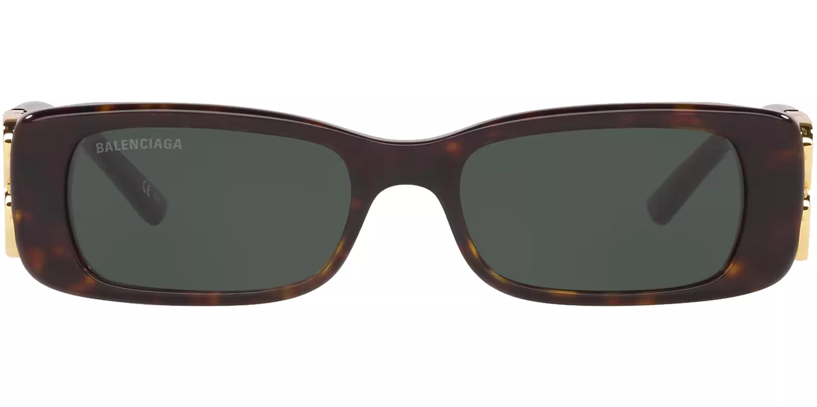 Очки Balenciaga Women's Dynasty Rectangle Sunglasses Brown