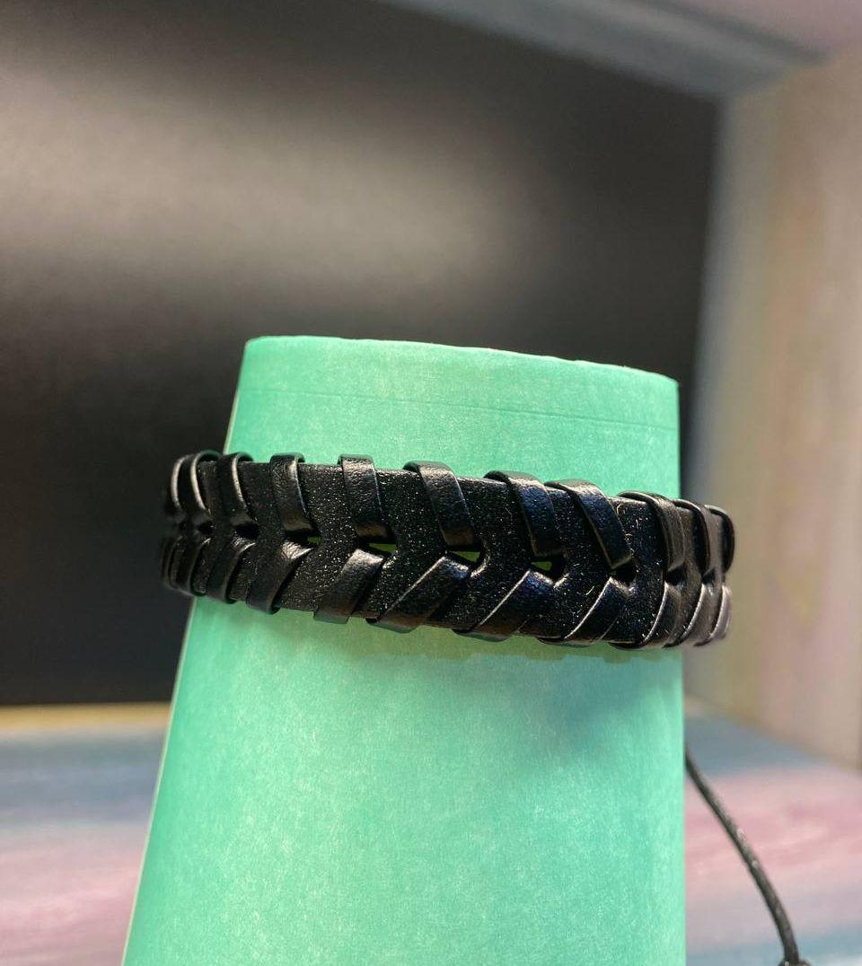 Браслет из экокожи PG06125 на застежке 6 см Черный (14244819) Браслет из экокожи PG06125 на застежке 6 см Черный (14244819)