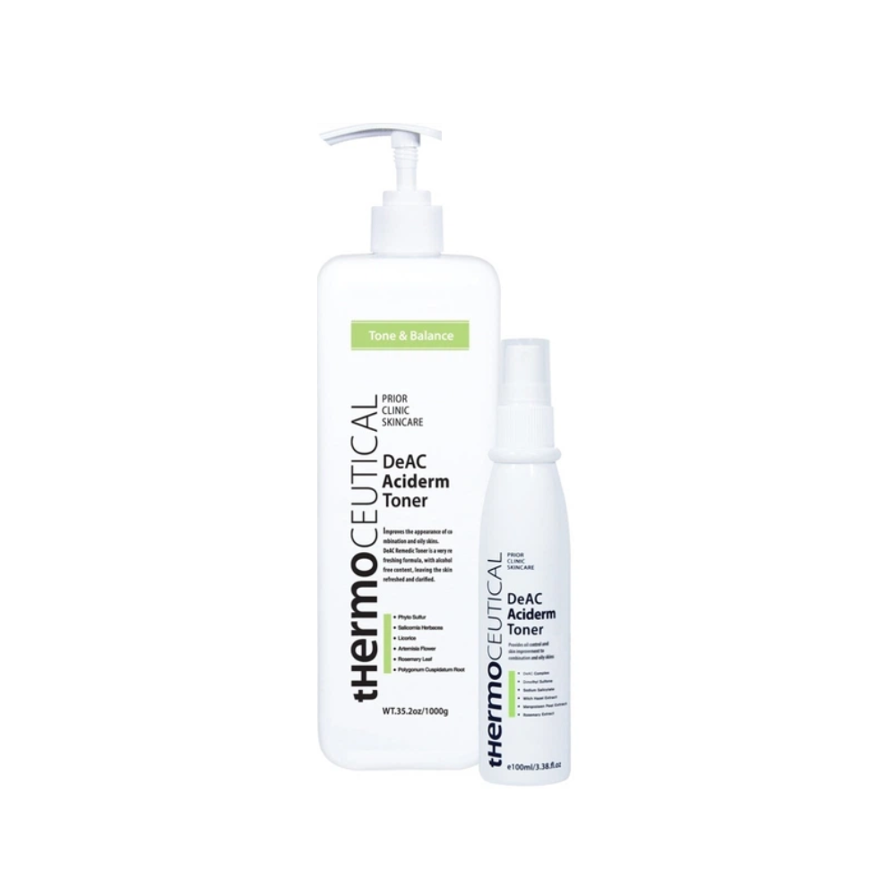 Тонер для жирної та комбінованої шкіри ThermoCeutical DeAC Aciderm Toner 1000 мл Тонер для жирної та комбінованої шкіри ThermoCeutical DeAC Aciderm Toner 1000 мл