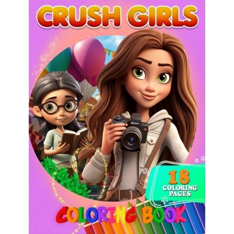 Розмальовка для дітей Crush Girls формат А4 (А05122408)