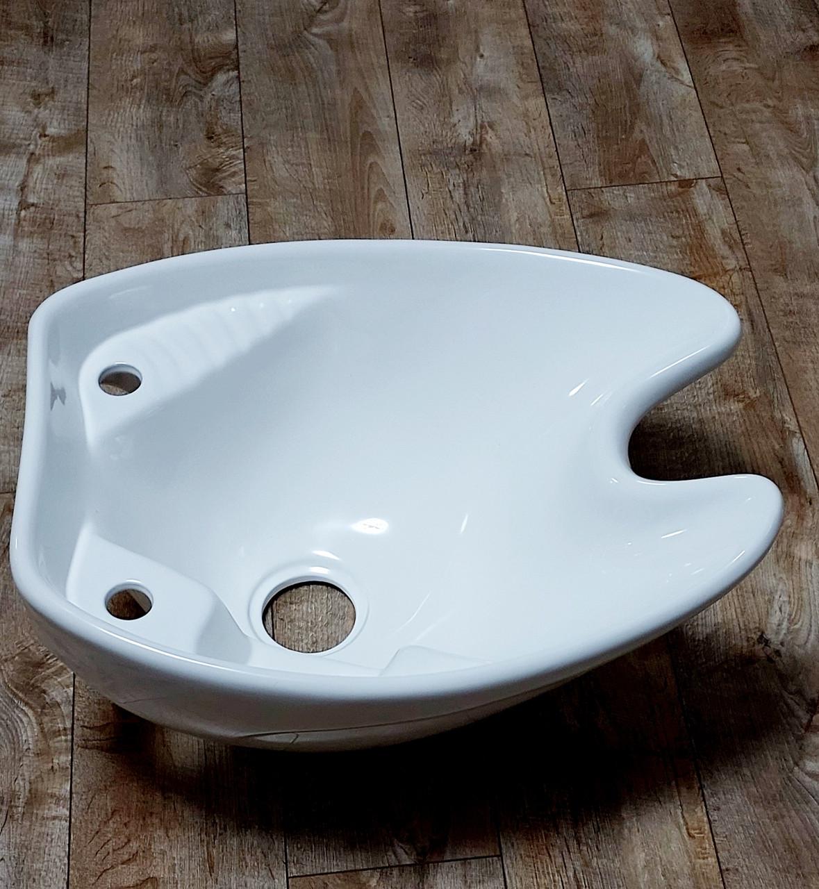 Раковина керамічна до перукарської мийки ДенІС professional 020 COSMO Білий (1453070561) - фото 5