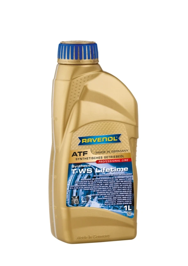 Масло для АКПП RAVENOL ATF T-WS Lifetime синтетика 1 л (1211106-001)