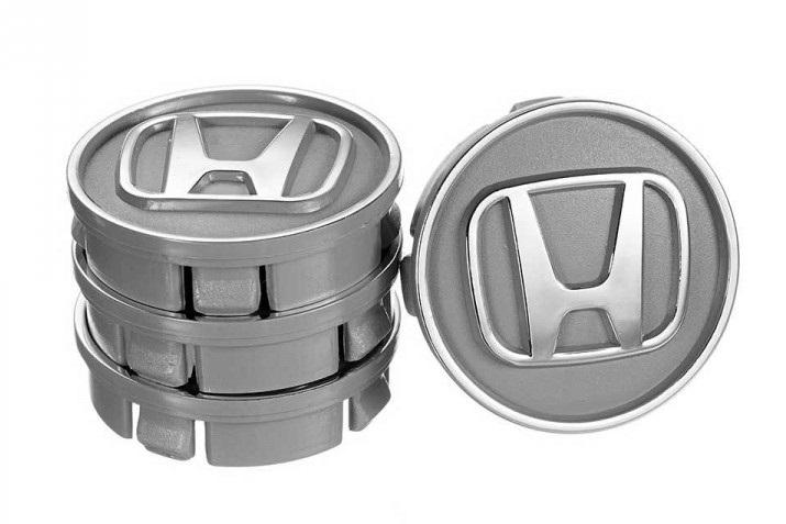 Заглушка колесного диска Honda 60x55 мм 4 шт. Серый (00000044847) Заглушка колесного диска Honda 60x55 мм 4 шт. Серый (00000044847)