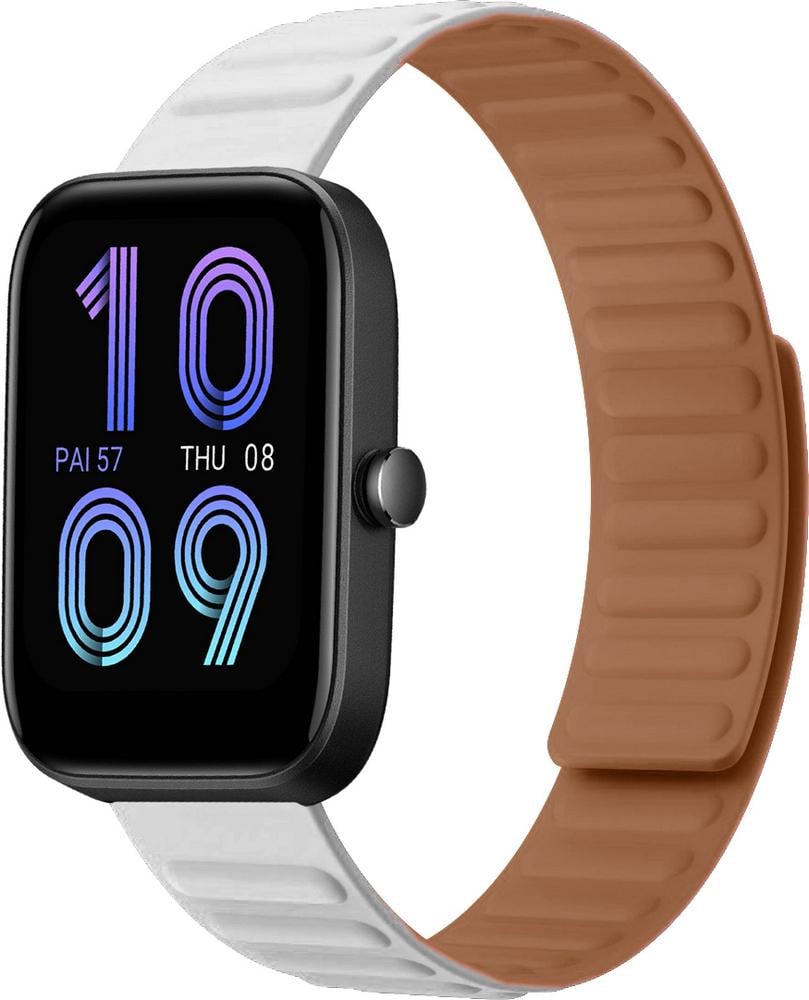 Ремешок Magneter для Amazfit Bip 3 White (28065-29) - фото 1 Ремешок Magneter для Amazfit Bip 3 White (28065-29) - фото 1