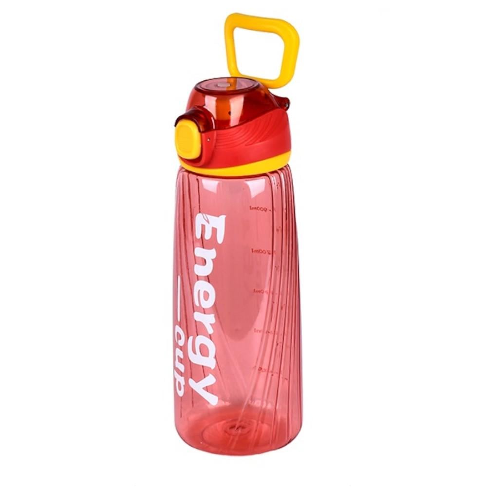 Пляшка спортивна з мірною шкалою Energy Cup R100081 1 л Червоний (31330559)
