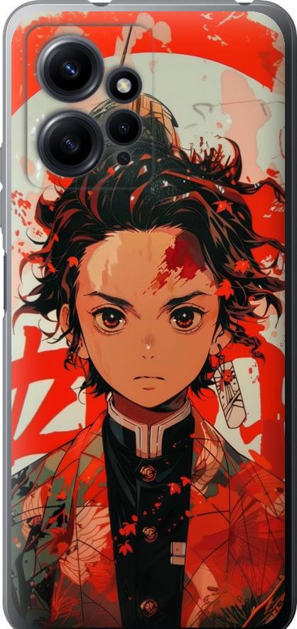 Чехол на Xiaomi Redmi Note 12 4G Тандзиро Камадо (6131u-3021-42517)