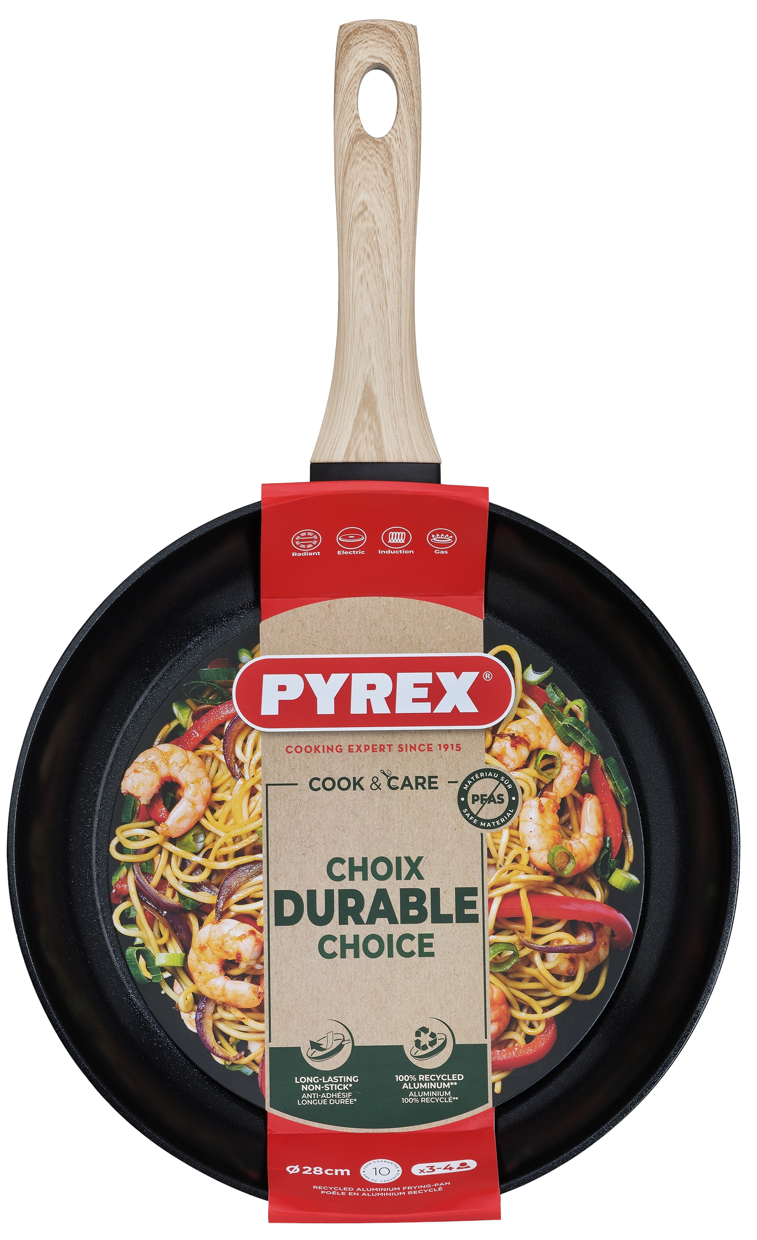 Сковорода PYREX CookCare 28 см (UG-CR28BF6/8046) - фото 4