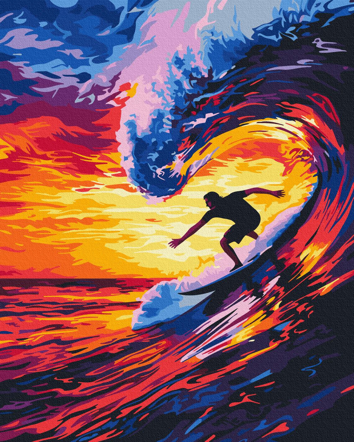 Картина по номерам Brushme Держи волну 40x50 см (BS54107)