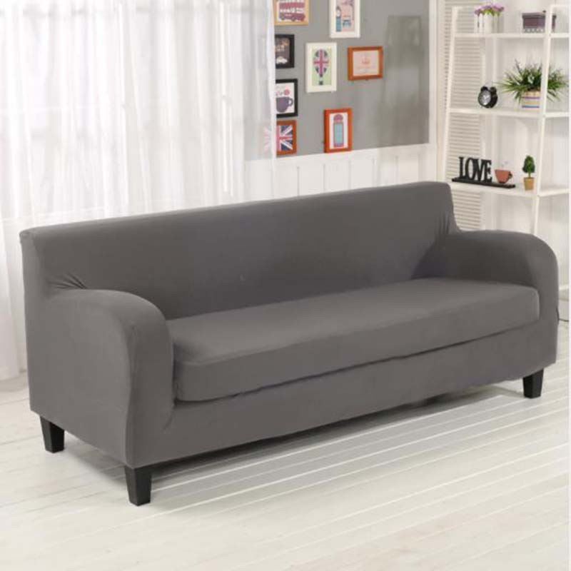 Чехол на трехместный диван HomyTex универсальный Бифлекс 195х230 см Серый (6-12105)