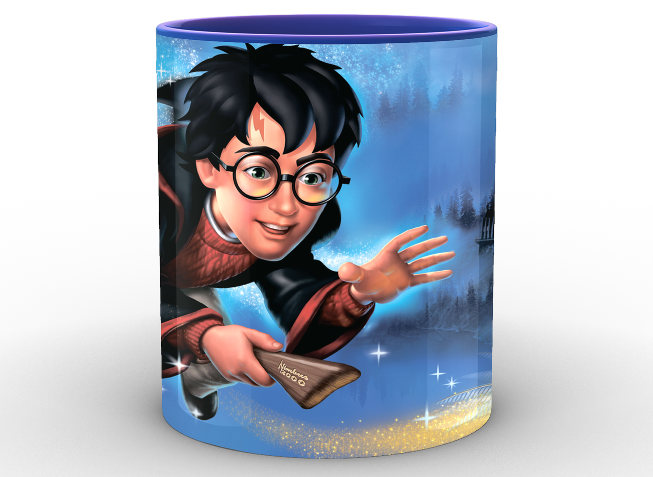 Чашка Harry Potter art images Синий