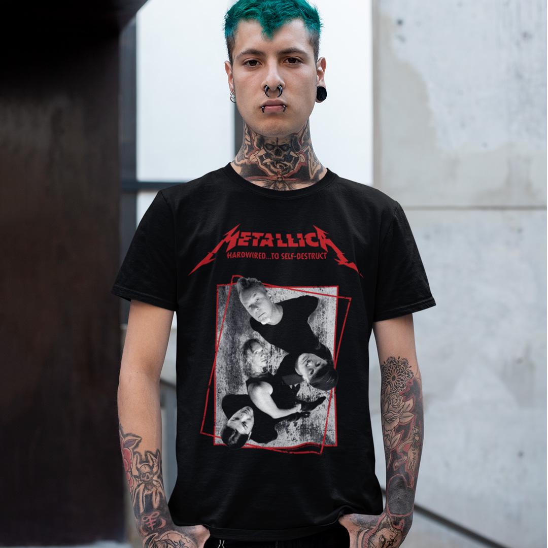 Футболка унисекс Metallica Hardwired To Self Destruct Photo L Черный (32701729)