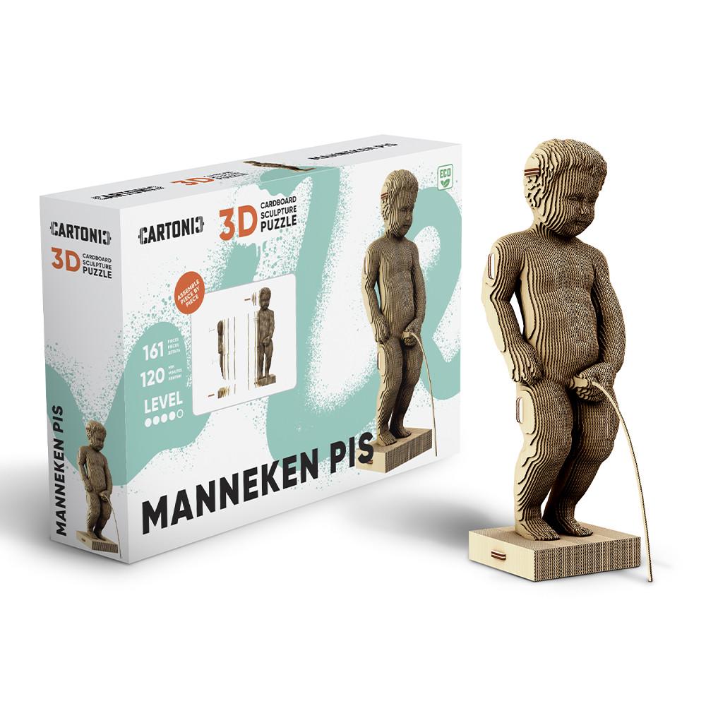 Пазл-конструктор 3D картонный Cartonic 3D Puzzle MANNEKEN PIS Мальчик-журчащий (33394473)