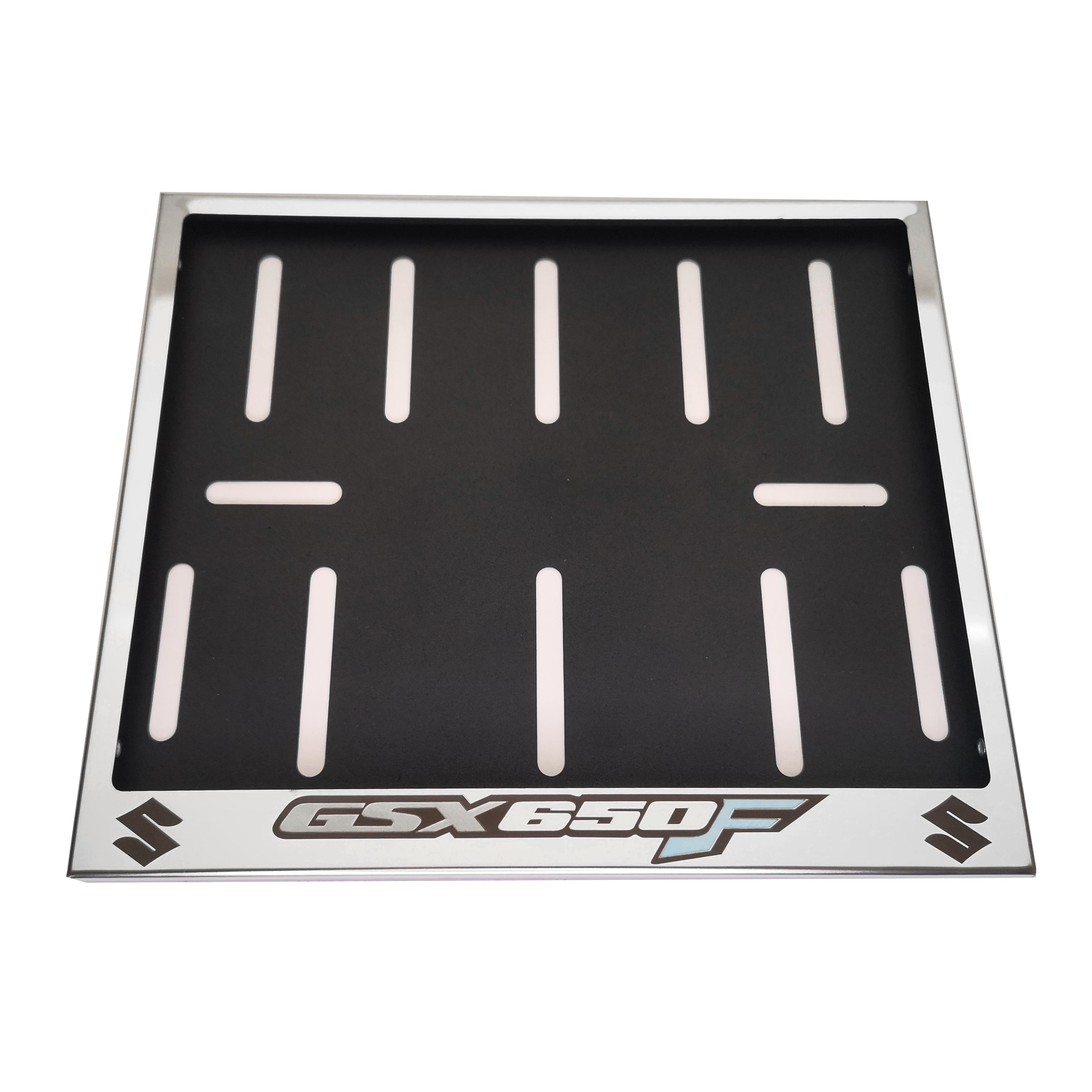 Рамка для мотоциклетного номера Suzuki GSX650F 174х220 мм Хром (VH-S1722SUGSX65FSGL)