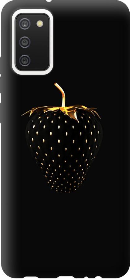 Чехол на Samsung Galaxy A02s A025F Черная клубника (3585t-2203-42517)