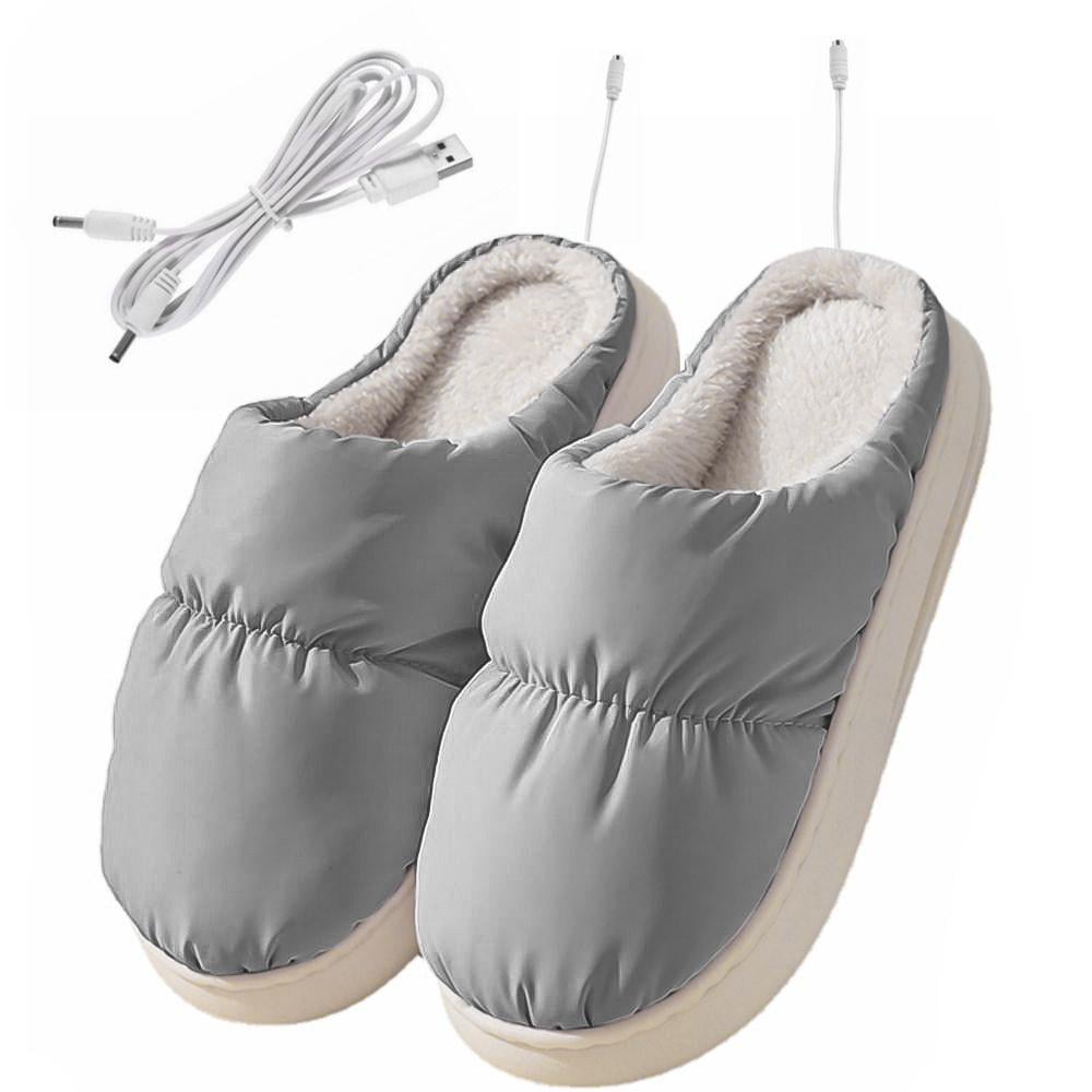 Домашние комнатные тапочки с подогревом Gray