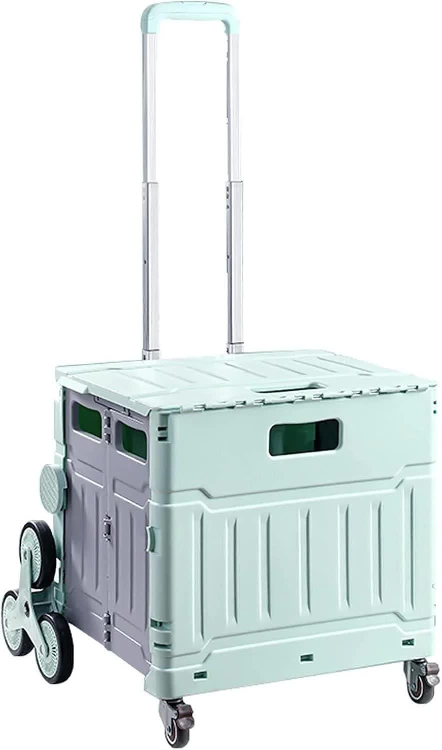 Тележка с ручкой YN8823 пластиковая 8 металлических колес (28916509)