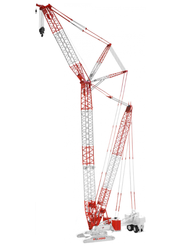 Кран гусеничный Manitowoc 18000 Demont Машина игровая модель 1:50