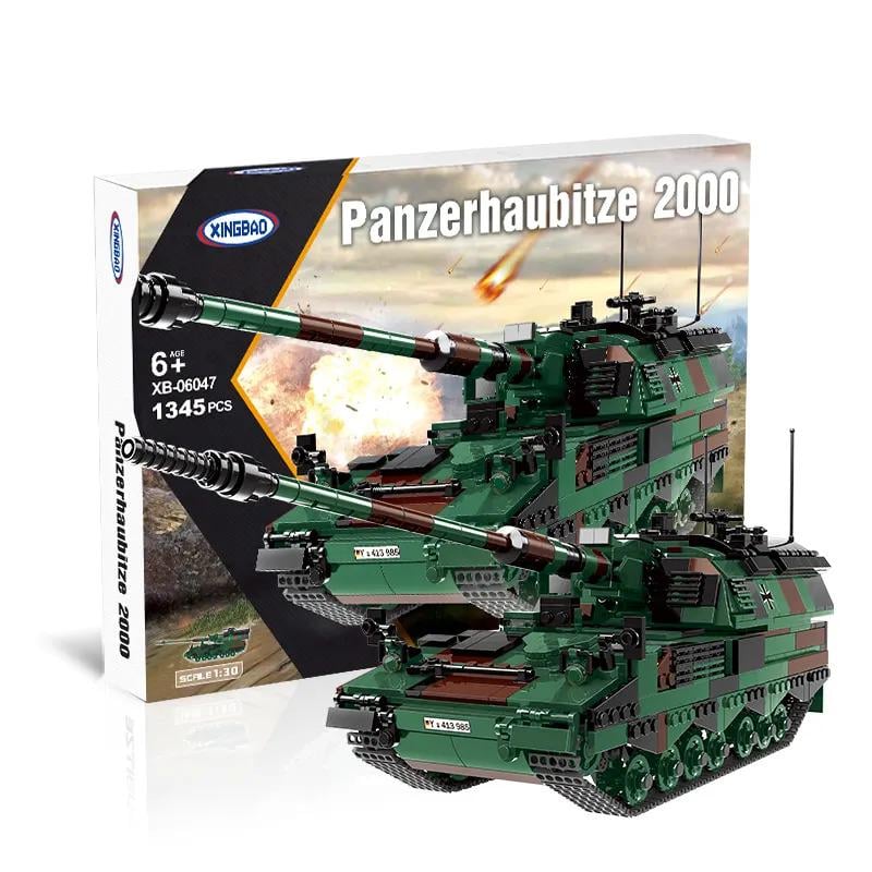 Конструктор самоходная артиллерийская установка Panzerhaubitze 2000 1345 деталей - фото 3