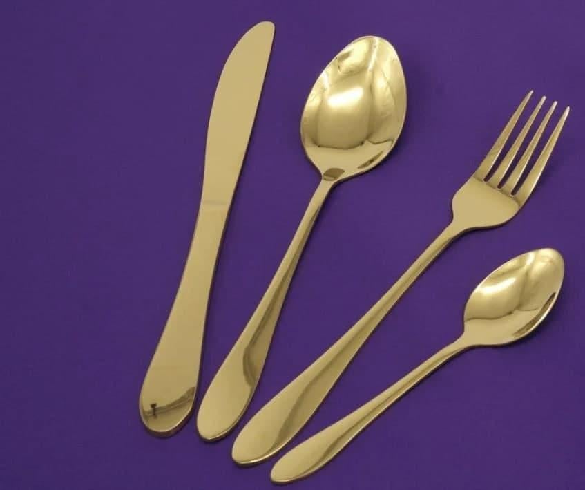 Набір столових пр. A-PLUS Rainbow Золото (1421) - фото 6 Набір столових пр. A-PLUS Rainbow Золото (1421) - фото 6