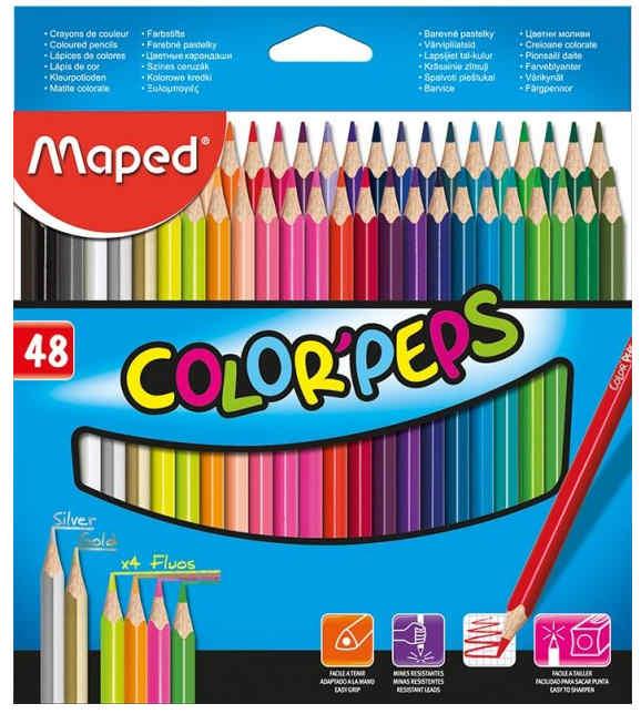 Олівці кольорові Maped Color Peps Classic 48 кольорів
