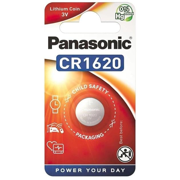 Батарейка Panasonic CR1620 Lithium 3v (33559321)
