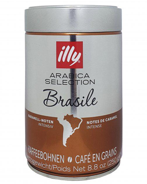 Кава в зернах illy Monoarabica Brazil 100% Арабіка ж/б 250 г