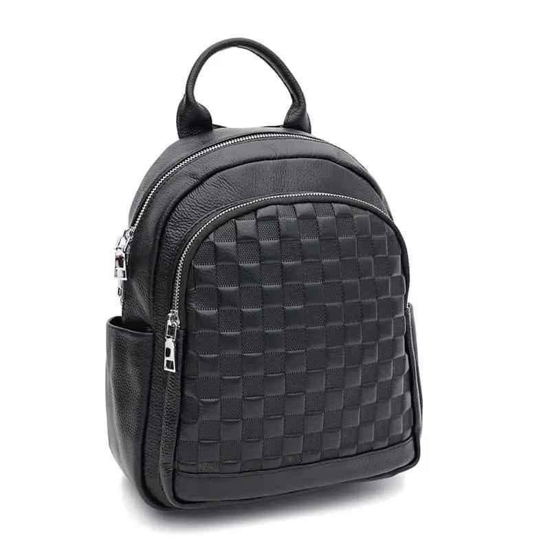 Рюкзак женский кожаный Ricco Grande K18885bl Black