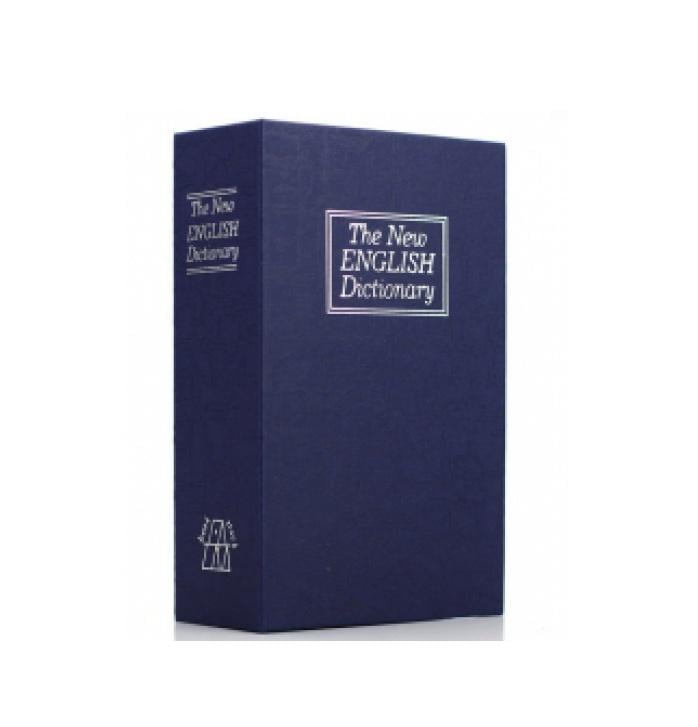 Книга-сейф із замком Англійський словник 24 см Blue (103068)