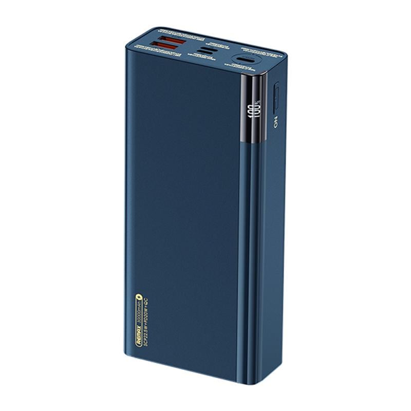 Внешний аккумулятор Remax Riji 22,5W QC+PD 30000mAh Синий (RPP-257)
