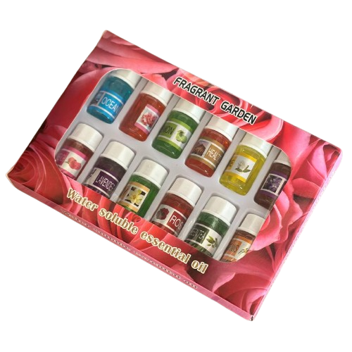 Набір аромомасел Essential Oil ESSO-12 водорозчинні для дифузора 12 шт.